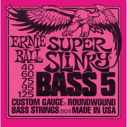 Ernie Ball 2824 Super Slinky 5-Strings