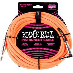 Ernie Ball 6067 Neon Orange Straight Angle  , 7,6 