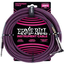 Ernie Ball 6068 Black Purple Straight Angle  , 7,6 