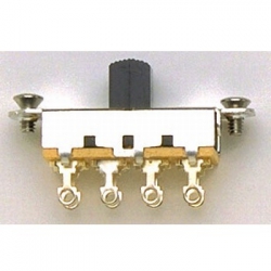 Allparts EP-0261-023 - Switchcraft Black On-Off-On Slide Switch