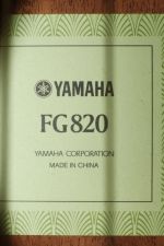 Yamaha FG-820